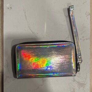 Urban Outfitters Holographic Wristlet